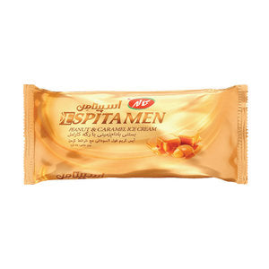 إسبيتامين الكراميل مع آيس كريم الفول السوداني إسبيتامين الكراميل مع آيس كريم الفول السوداني